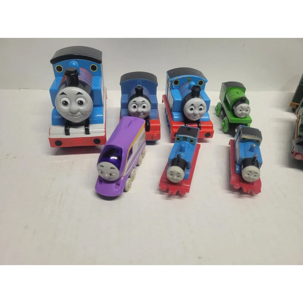 Thomas‎ & Friends Chuggington Train Lot 10pc Wood Diecast Plastic Mixed Engines